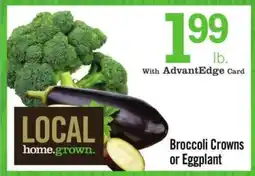 Price Chopper Broccoli Crowns or Eggplant offer