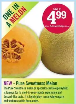 Price Chopper Pure Sweetness Melon offer