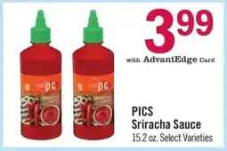 Price Chopper PICS Sriracha Sauce offer