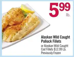 Price Chopper Alaskan Wild Caught Pollock Fillets offer