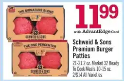 Price Chopper Schweid & Sons Premium Burger Patties offer