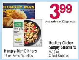 Price Chopper Healthy Choice Simply Steamers offer