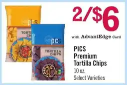 Price Chopper PICS Premium Tortilla Chips offer