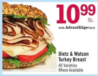 Price Chopper Dietz & Watson Turkey Breast offer
