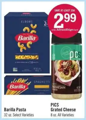 Price Chopper PICS Grated Cheese offer
