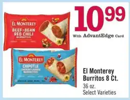 Price Chopper El Monterey Burritos 8 Ct offer