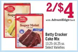 Price Chopper Betty Crocker Cake Mix offer