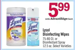 Price Chopper Lysol Disinfecting Wipes offer