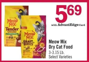 Price Chopper Meow Mix Dry Cat Food offer