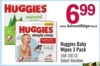 Price Chopper Huggies Baby Wipes 3 Pack offer