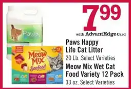 Price Chopper Meow Mix Wet Cat Food Variety 12 Pack offer