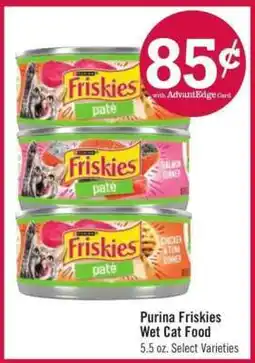 Price Chopper Purina Friskies Wet Cat Food offer