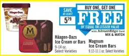 Price Chopper Häagen-Dazs Ice Cream or Bars offer