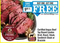 Price Chopper Certified Angus Beef offer