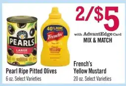 Price Chopper French's Yellow Mustard offer