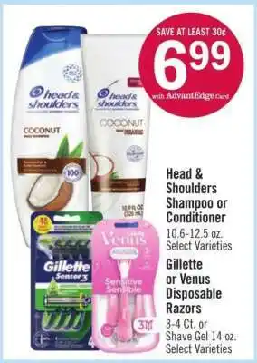Price Chopper Head & Shoulders Shampoo or Conditioner offer
