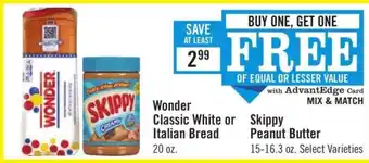 Price Chopper Wonder Classic White or Italian Bread offer