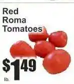 Key Food Red Roma Tomatoes offer