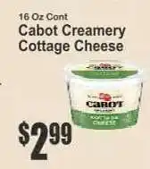Key Food Cabot Creamery Cottage Cheese offer