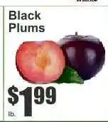 Key Food Black Plums offer