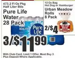 Key Food Pure Life Water offer
