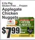 Key Food Applegate Chicken Nuggets offer