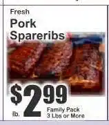 Key Food Pork Spareribs offer