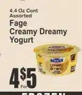 Key Food Fage Creamy Dreamy Yogurt offer