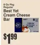 Key Food Best Yet Cream Cheese Bar offer