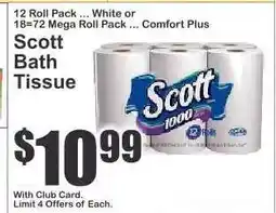Key Food Scott Bath Tissue offer