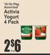 Key Food Activia Yogurt 4 Pack offer