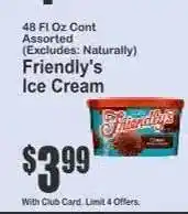 Key Food Friendly's Ice Cream offer