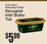 Key Food Kerrygold Irish Butter Tub offer