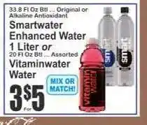 Key Food Smartwater Enhanced Water or Vitaminwater Water offer