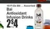 Key Food Bai Antioxidant Infusion Drinks offer