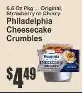Key Food Philadelphia Cheesecake Crumbles offer