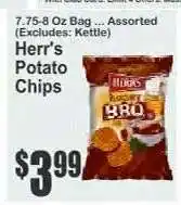 Key Food Herr's Potato Chips offer