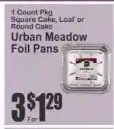 Key Food Urban Meadow Foil Pans offer