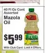 Key Food Mazola Oil offer