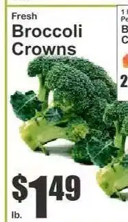 Key Food Fresh Broccoli Crowns offer