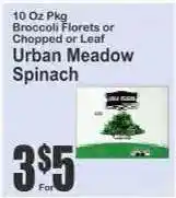 Key Food Urban Meadow Spinach offer