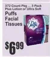 Key Food Puffs Facial Tissues offer