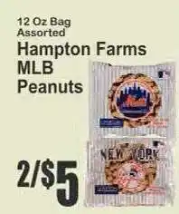 Key Food Hampton Farms MLB Peanuts offer