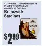 Key Food Brunswick Sardines offer