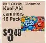 Key Food Kool-Aid Jammers 10 Pack offer