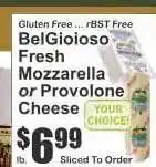 Key Food BelGioioso Fresh Mozzarella or Provolone Cheese offer