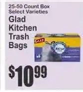 Key Food Glad Kitchen Trash Bags offer