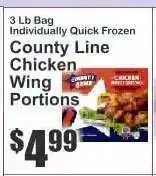 Key Food County Line Chicken Wing Portions offer