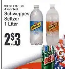 Key Food Schweppes Seltzer offer
