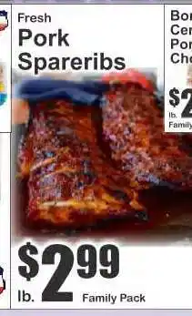 Key Food Fresh Pork Spareribs offer